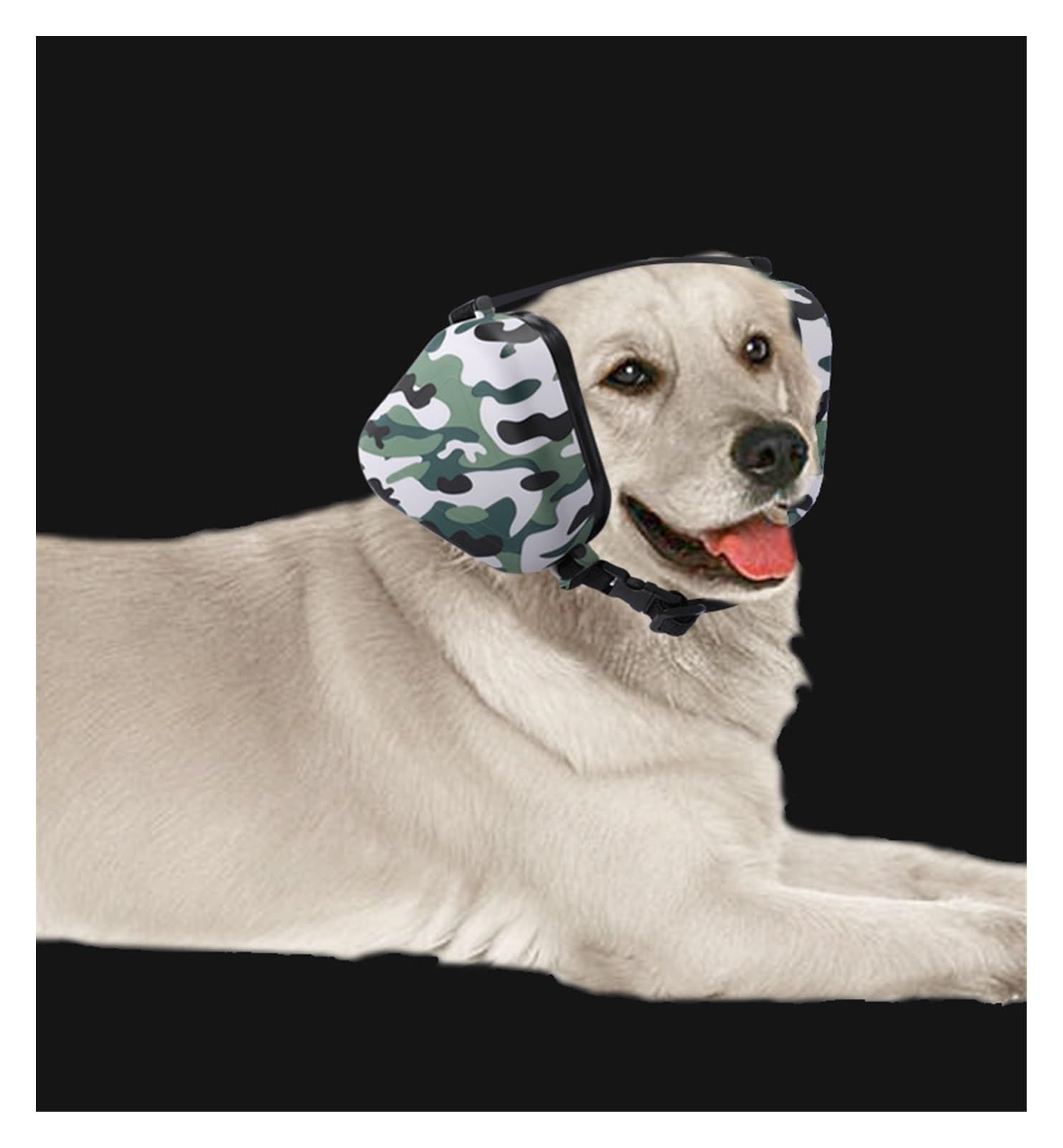 Quiet Ears for Dogs Anxiety Barking Dog Ear Muffs for Noise Protection and view 2
