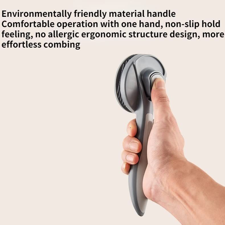 Small Dog Gentle Pet Comb Kitten Soft Brush Effective for Stainless Steel view 3