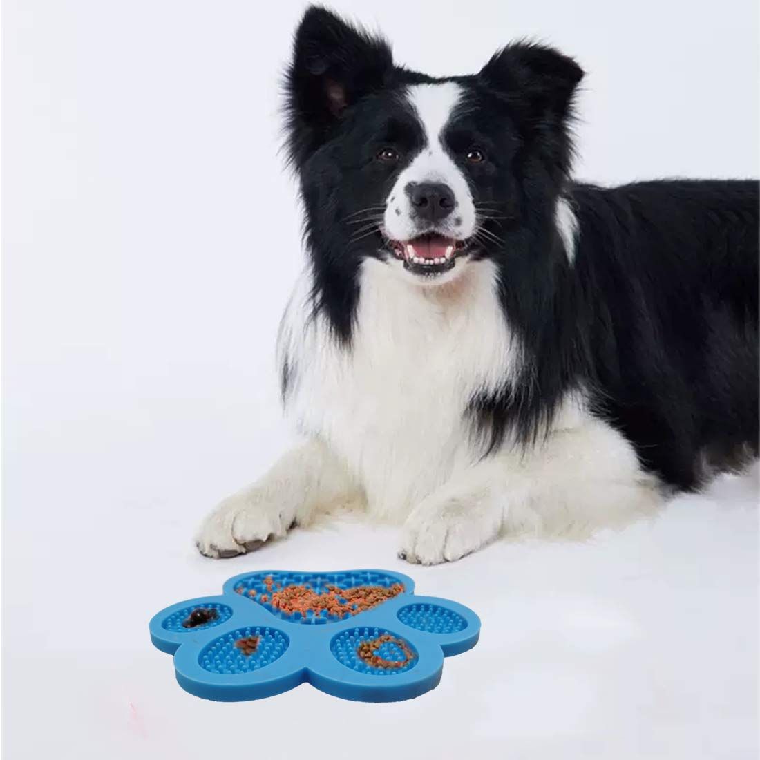 Dog Lick Pad, Dog Feeding Mats Slow Eating Dog Mat with Super Suction for Dog view 4