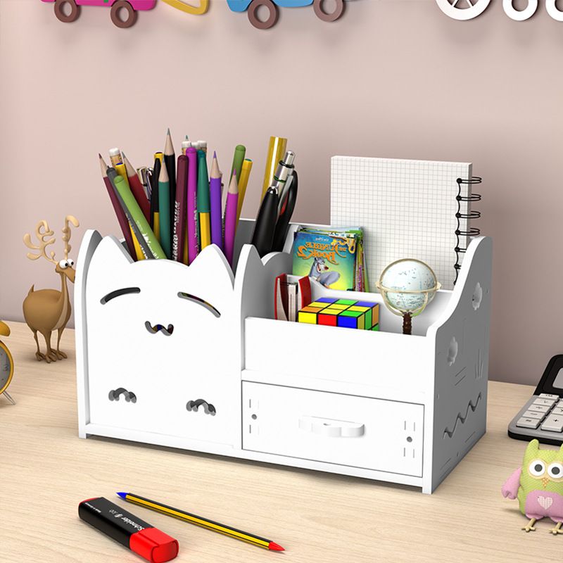 Holder Stationery Storage Wood Drawer Desk Stuff Girly Desk Organizer view 5