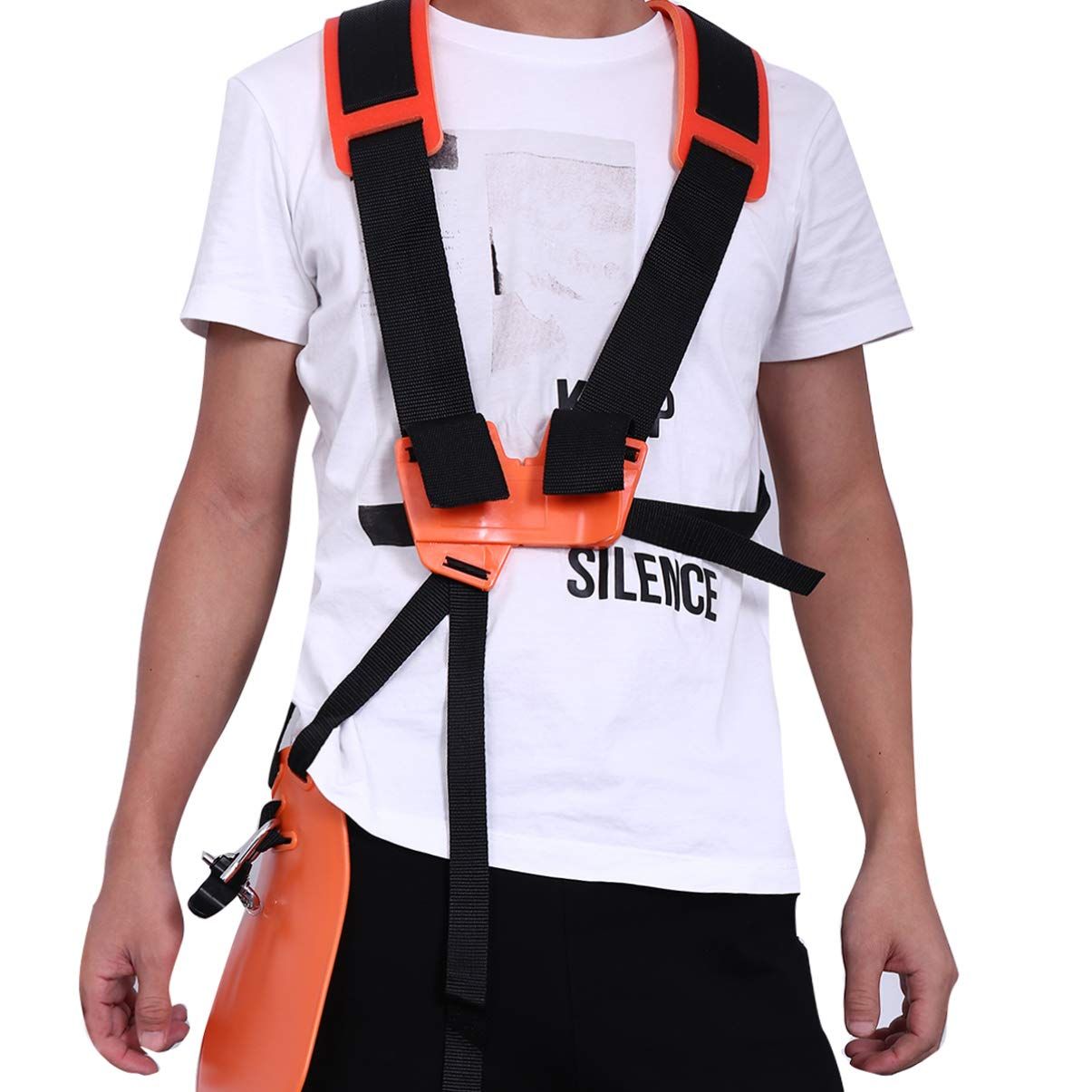 Lawn Mower Strap, Double Shoulder, Single Shoulder, Thickened Strap, Side view 3