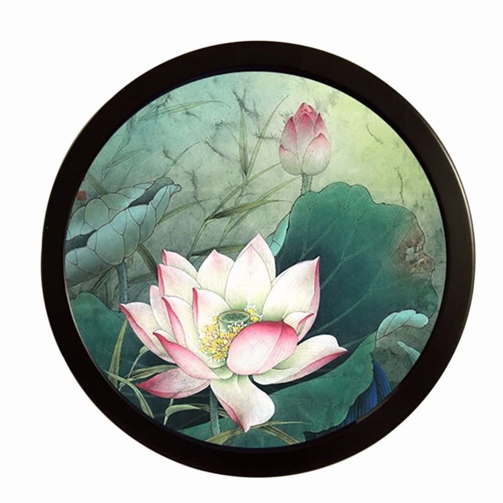 1 PCS-black Round Photo Frame Wood Hanging Picture Frames for Home Office Wall view 4