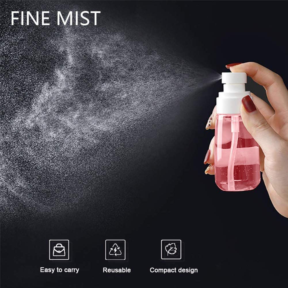 3pcs 30ml empty cosmetics refillable travel container plastic hair spray view 2