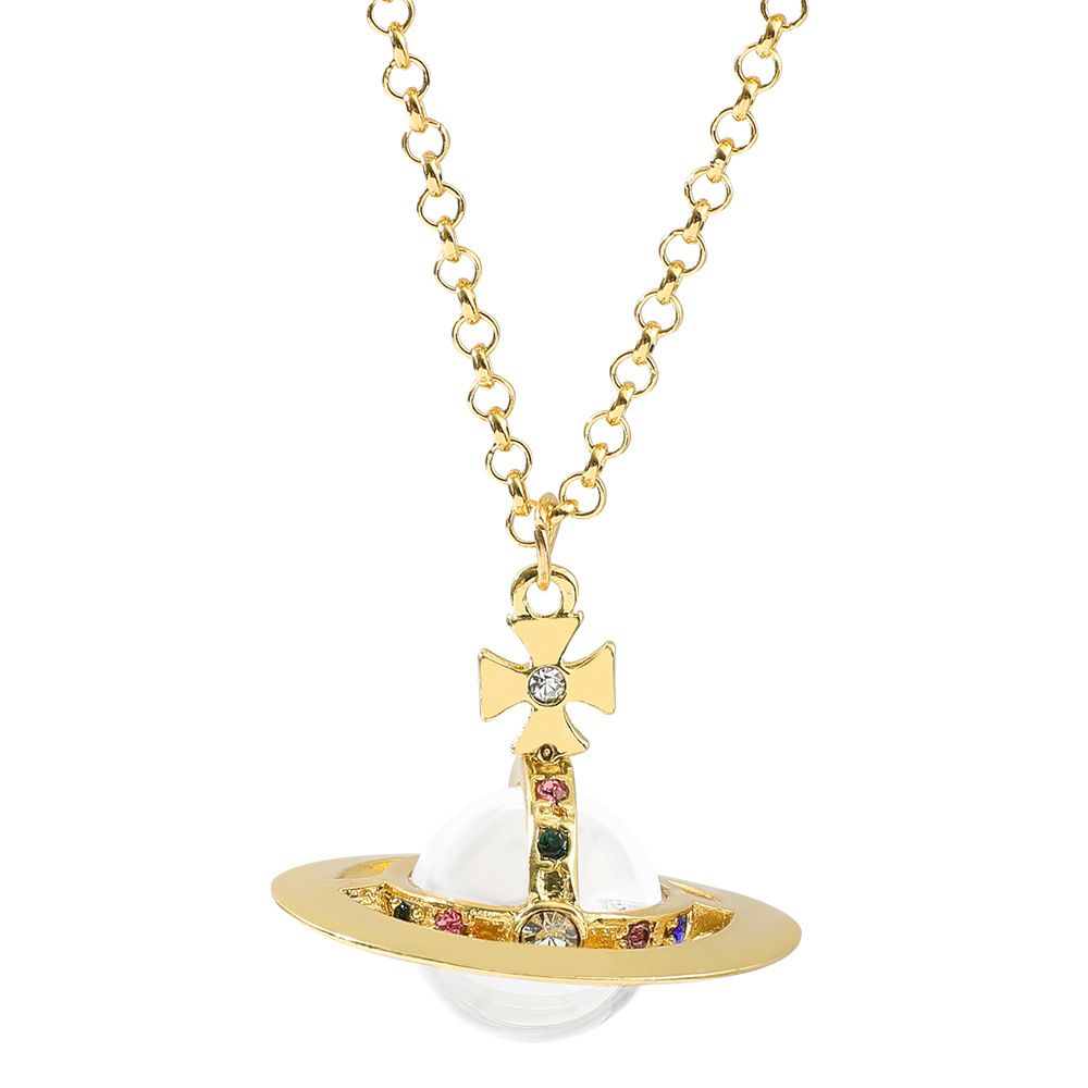 2pcs Necklace, sweater chain, niche, high-end, collarbone chain, versatile view 2
