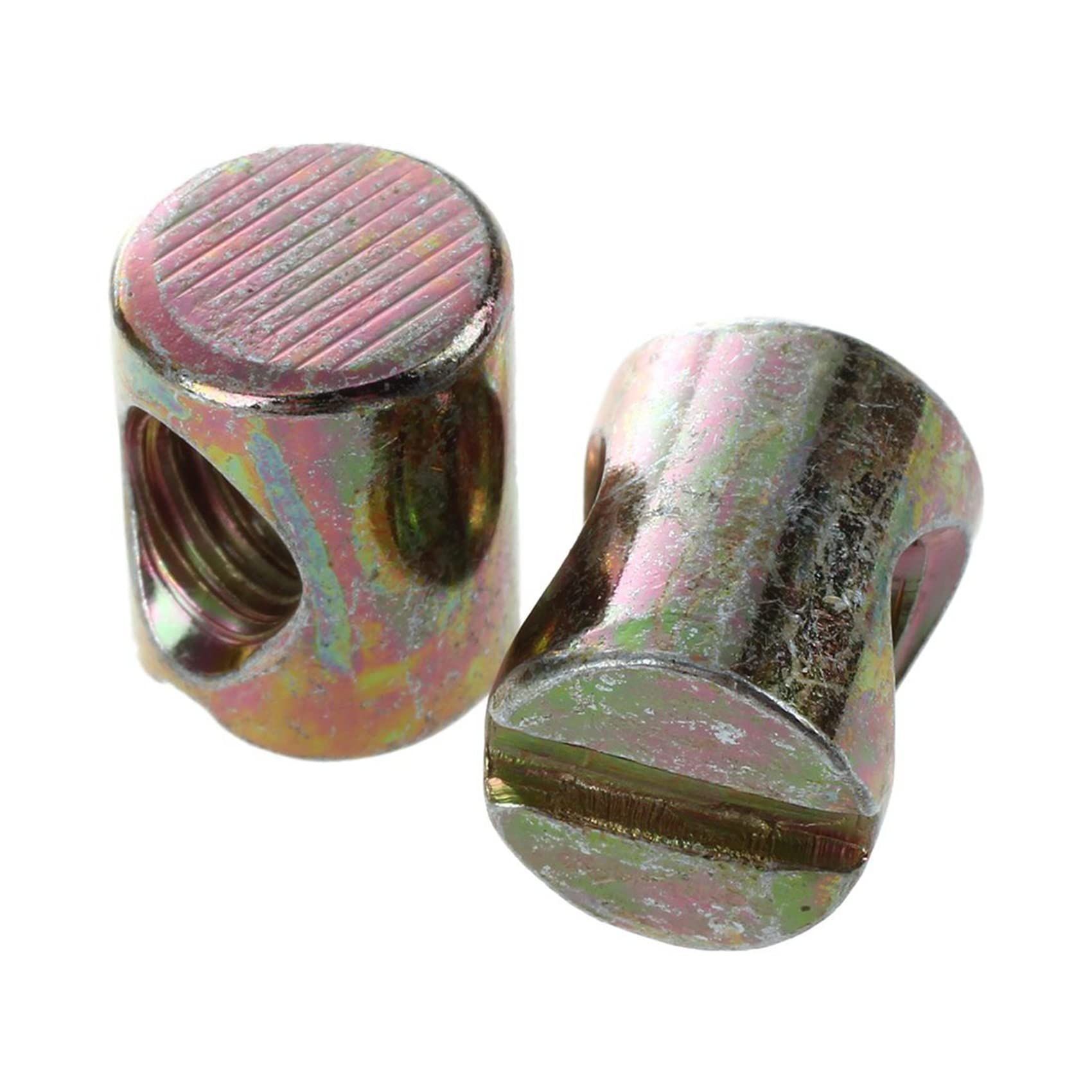 20pcs，Furniture One Word Hammer Nut Two in One Nut Child Bed Fixed Link view 4