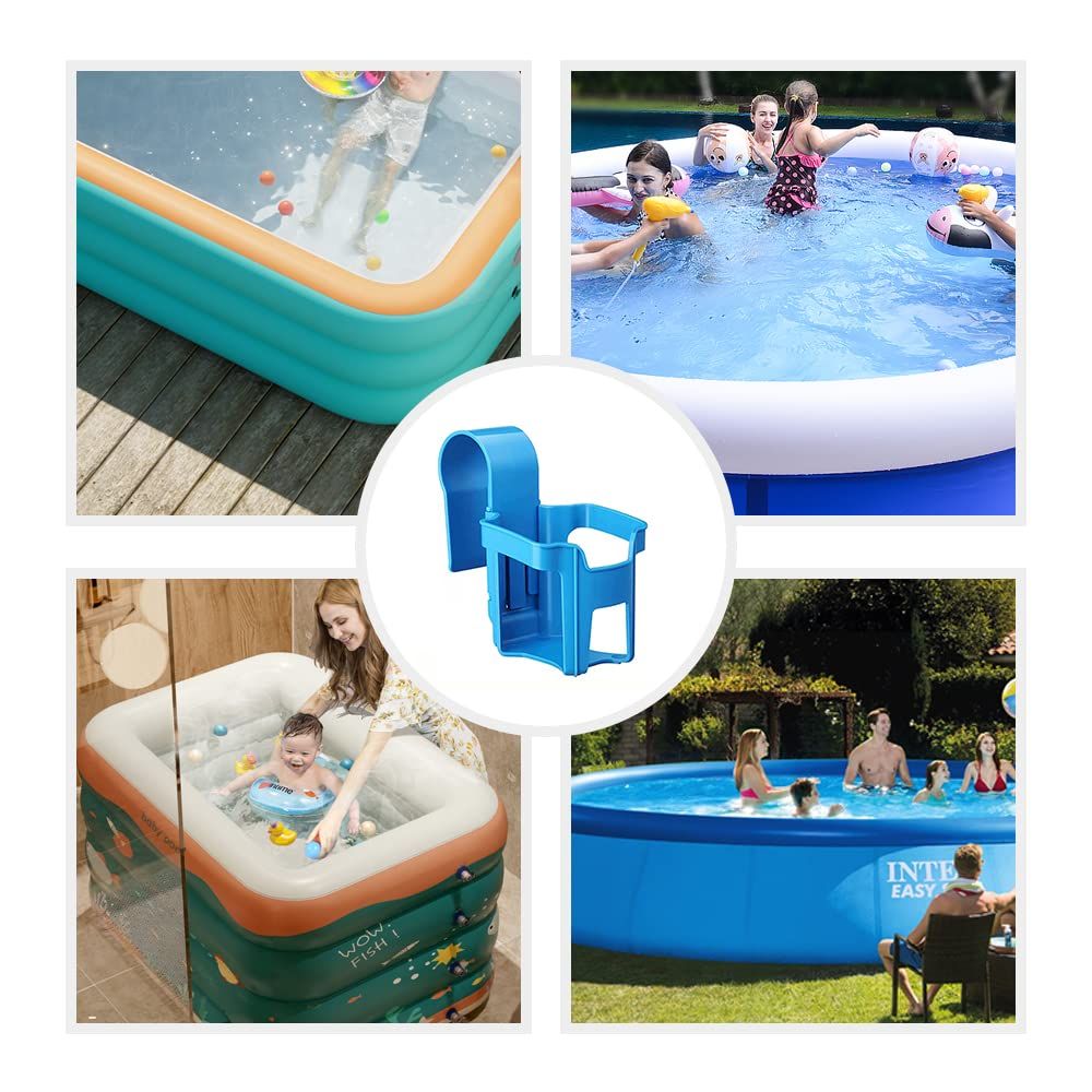 Poolside Cup Holder, Multipurpose Pool Drink Holder, Stainless Steel Water view 4