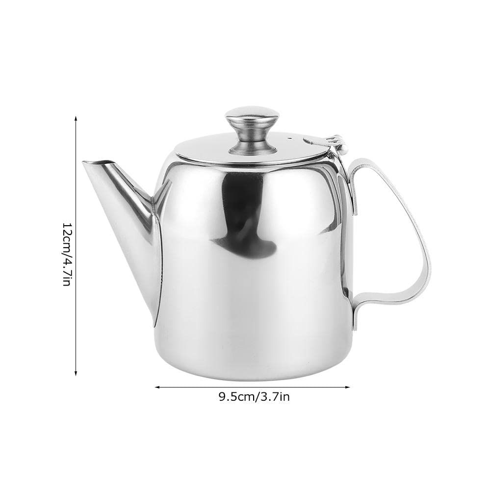 Coffee Pot Teapot Stainless Steel Kettle Cold Water Jug Short Spout for view 3