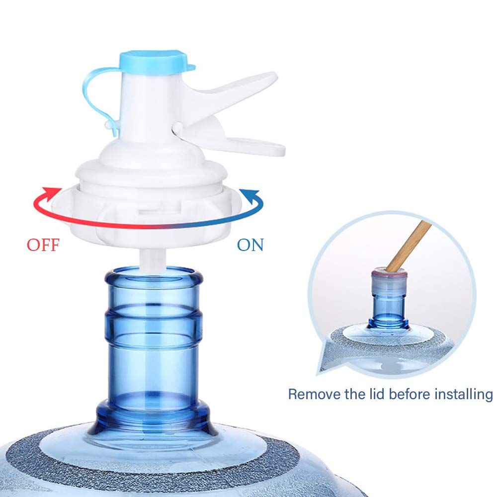 Jug Dispenser Valve Water Jug Cap Bottle Spout Reusable Plastic Spigot Faucet view 2