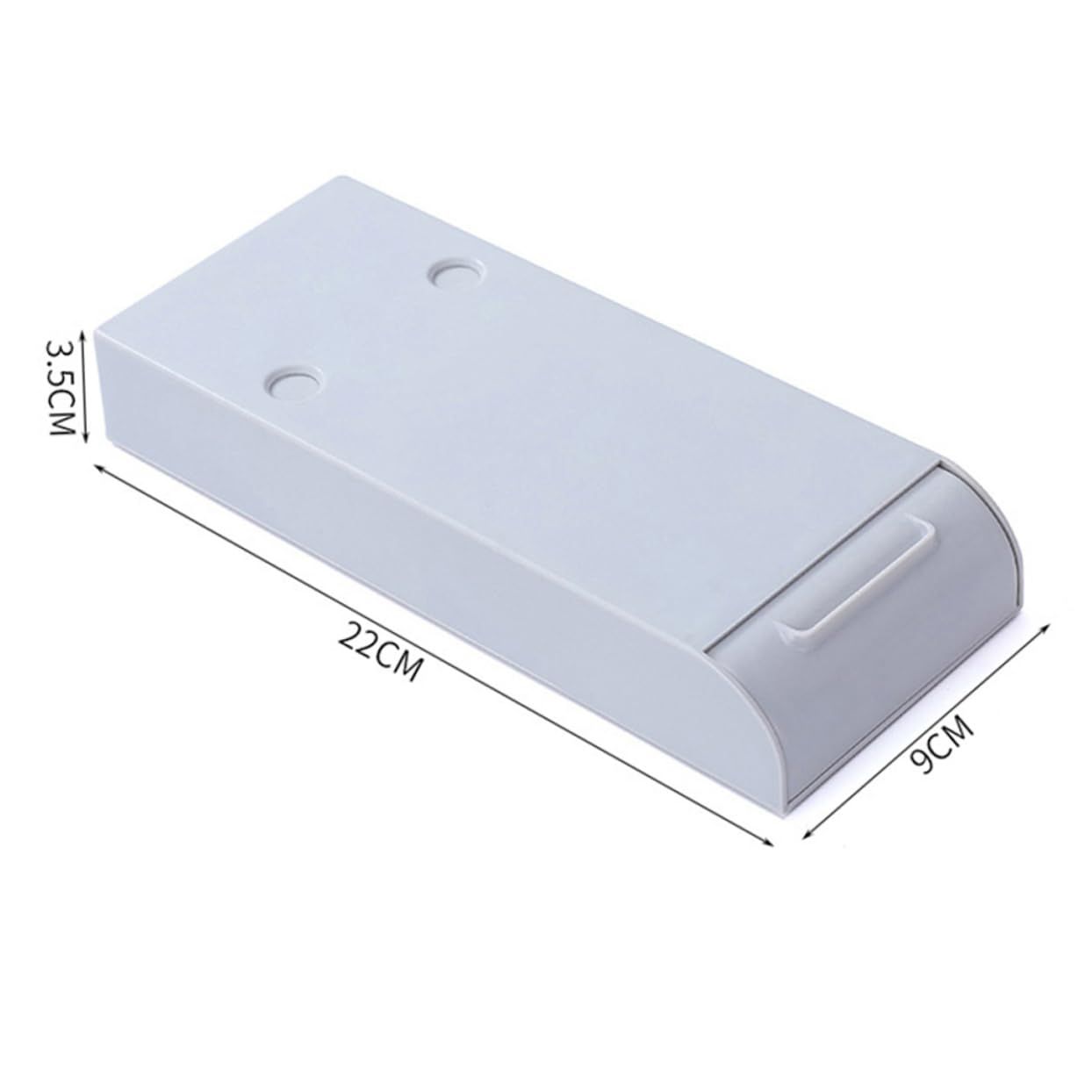 desktop Stationery drawer tray hidden desk stick on secret drawer pencil case view 3