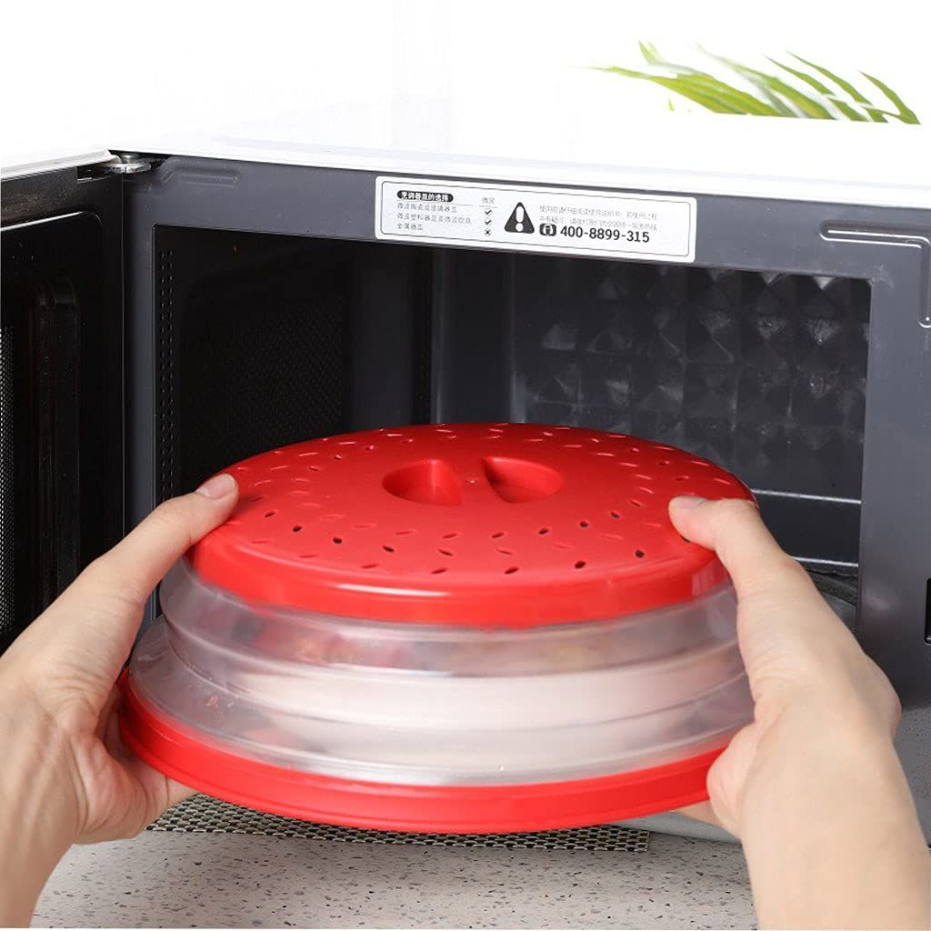 BPA Free Collapsible Microwave Cover for Food Microwave Splatter Cover Food view 3