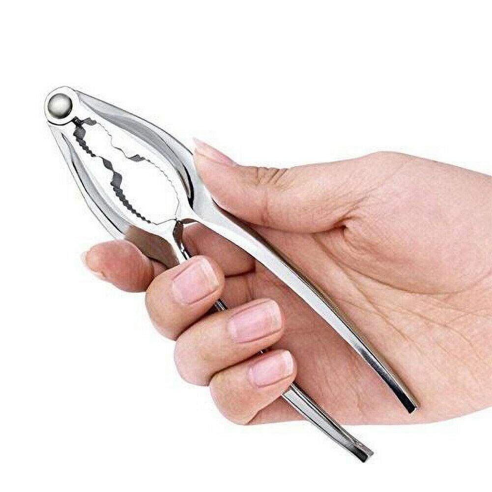1Pc Silver Nut Crackers Tool Bulk Crab Crackers and Tools Heavy Duty Crab Leg view 2