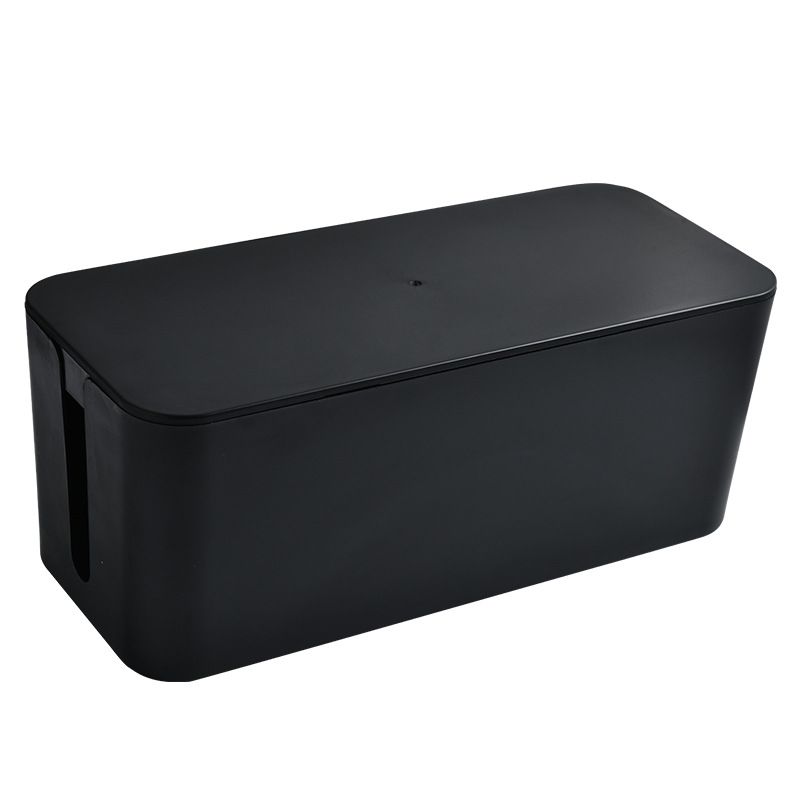 Desk Cable Organizer Box with Power Strip Surge Protector Hub view 5