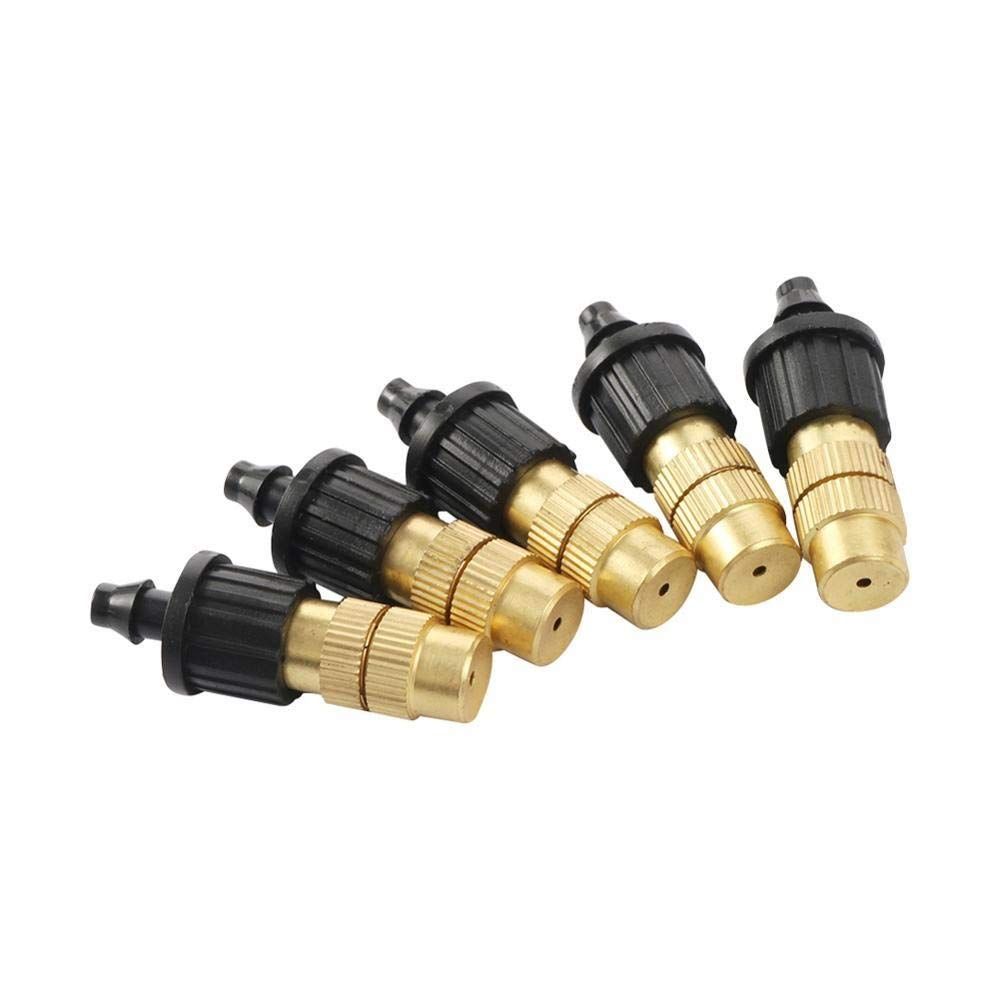 5pcs Garden irrigation sprinkler mini drip irrigation spray brass nozzle prick view 2
