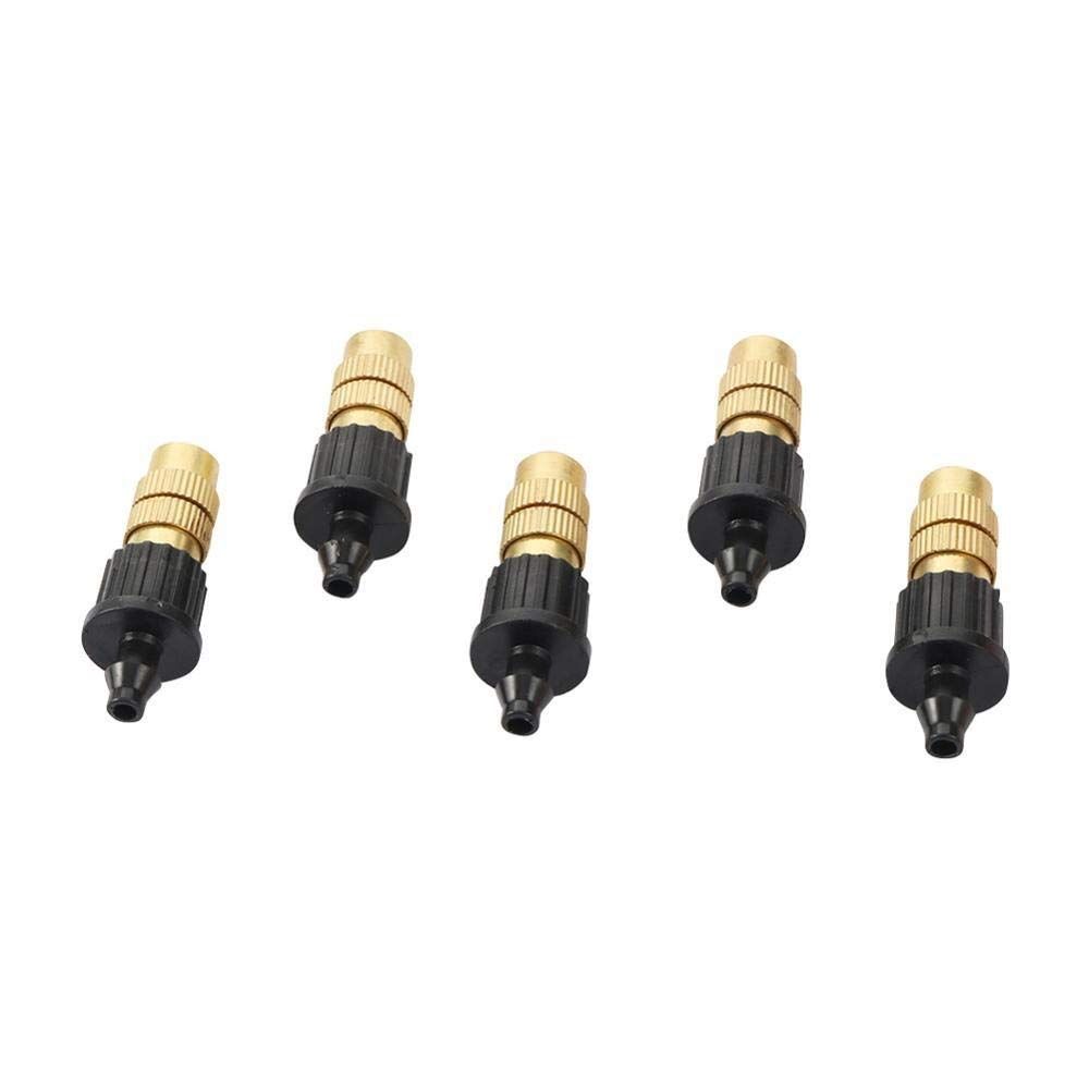 5pcs Garden irrigation sprinkler mini drip irrigation spray brass nozzle prick view 5