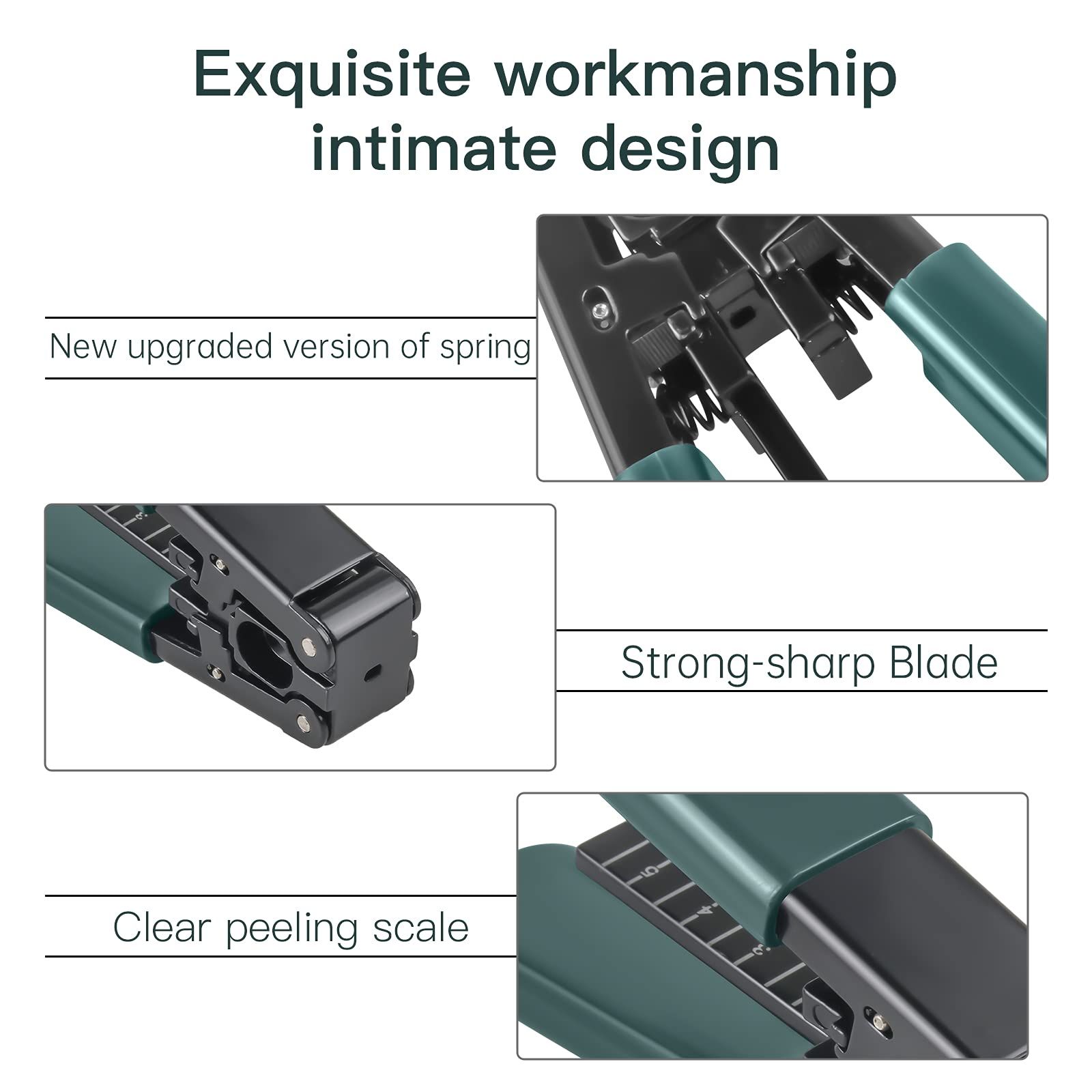 Fiber optic cable stripper view 5