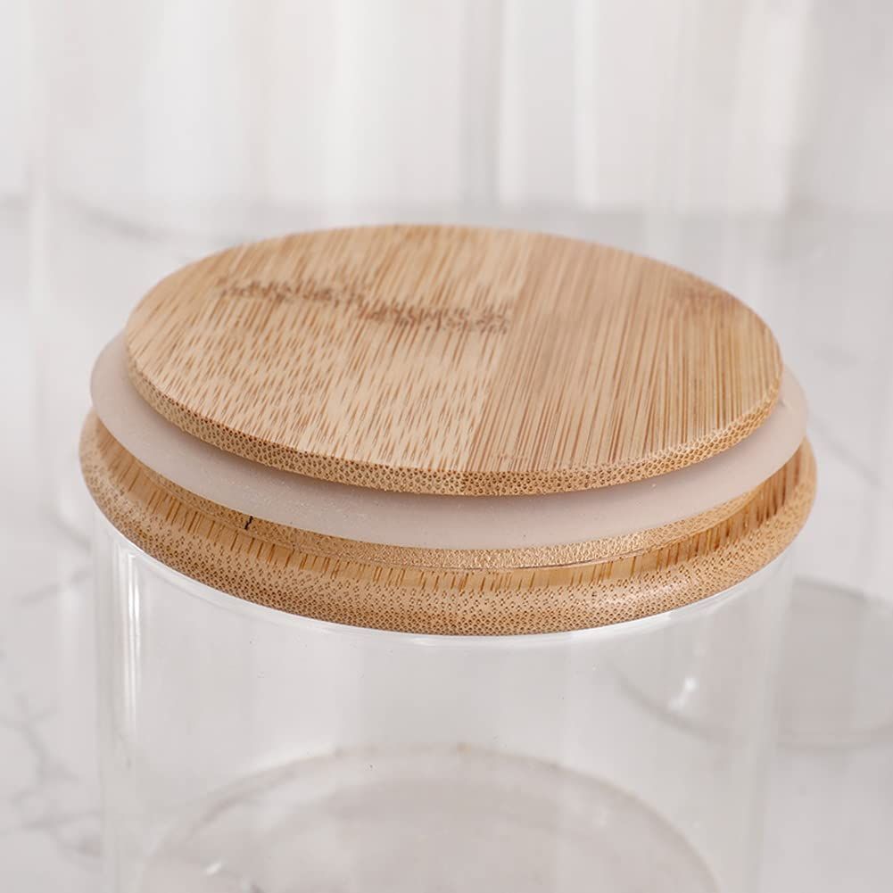 Storage Jar Candy Box Tea Jar Glass Container Glass Storage Jar Cereal view 3