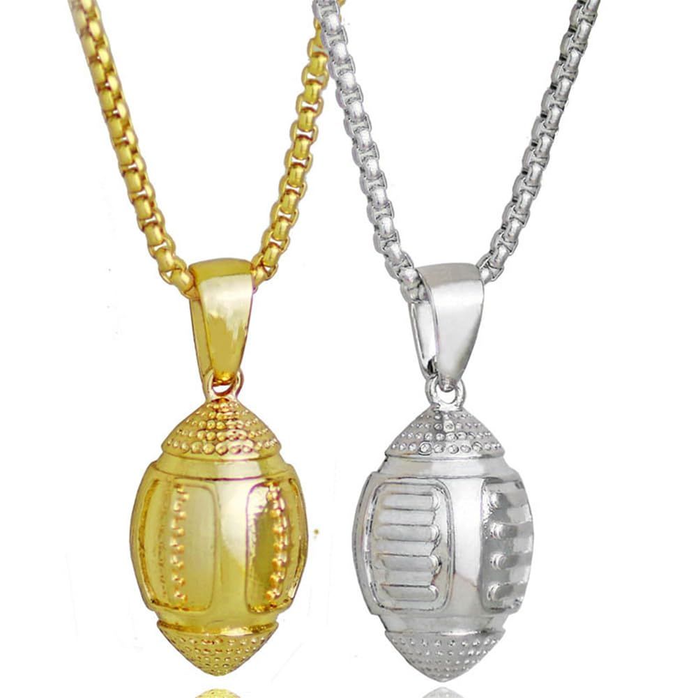 2pcs Basketball football pendant necklace view 4