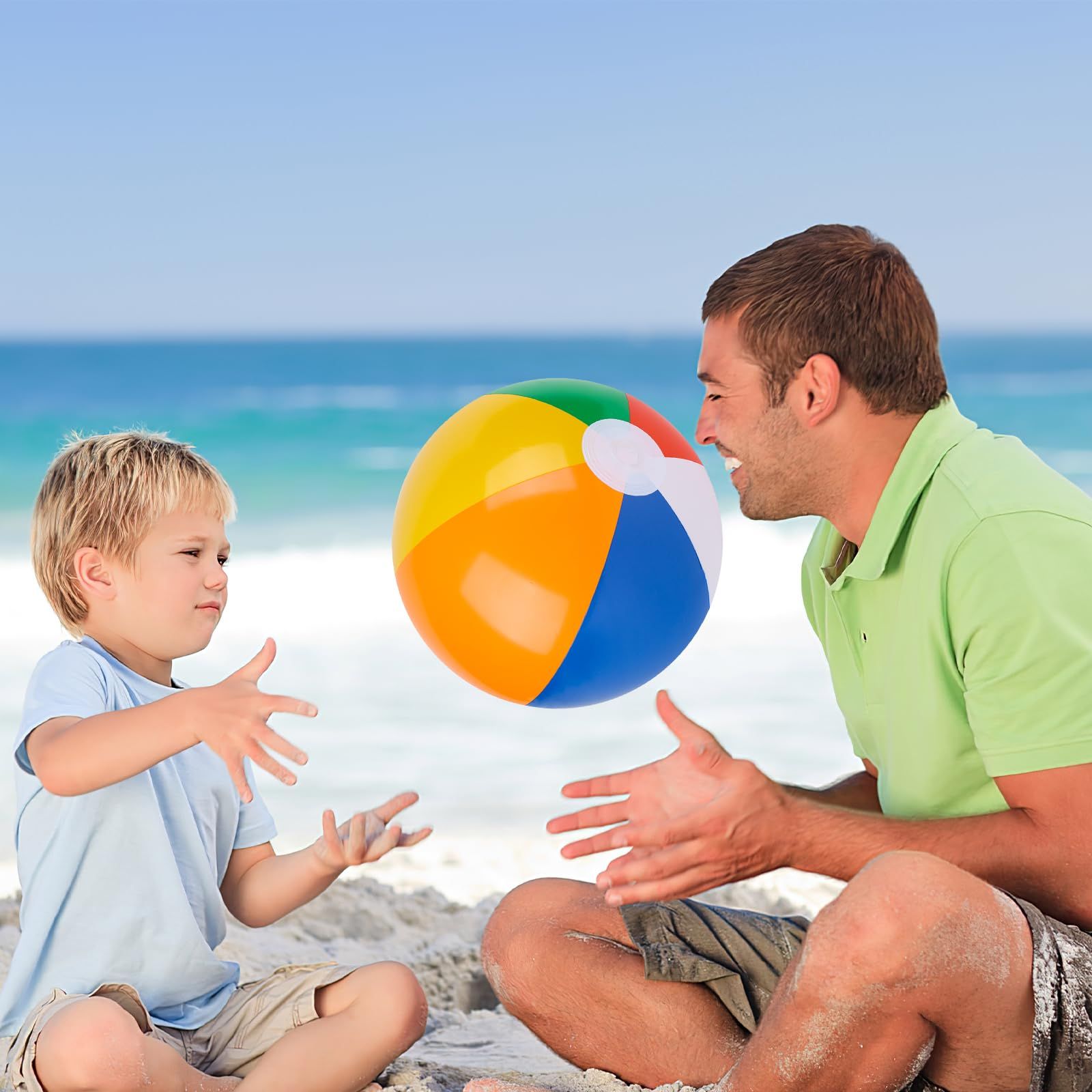 Large Beach Ball Pool Balls for Swimming Pools Giant Inflatable Balls for Kids view 5