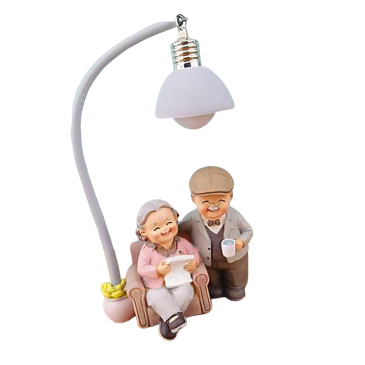 Couple Statue Love Elderly Statue Resin Couple Statue Wedding Anniversary — image 1