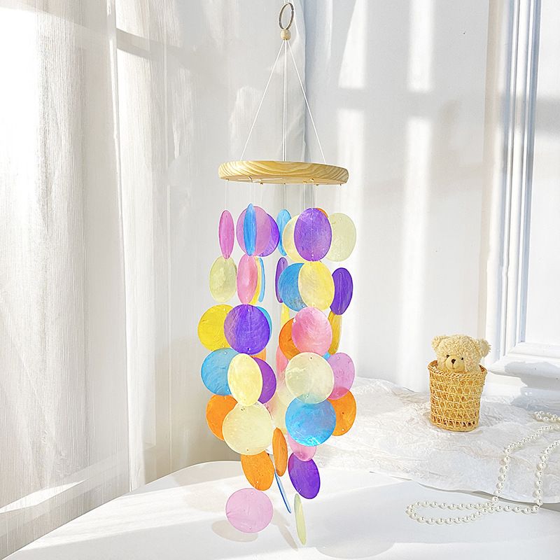 Creative Ins Fresh Shell Wind Chime Decorative Mirror Shell Simple Countryside view 3