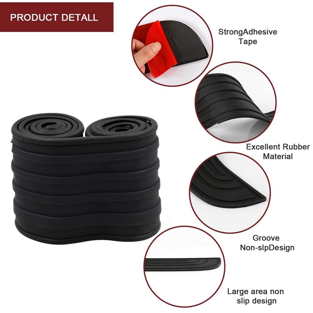 Car trunk protection strip view 4
