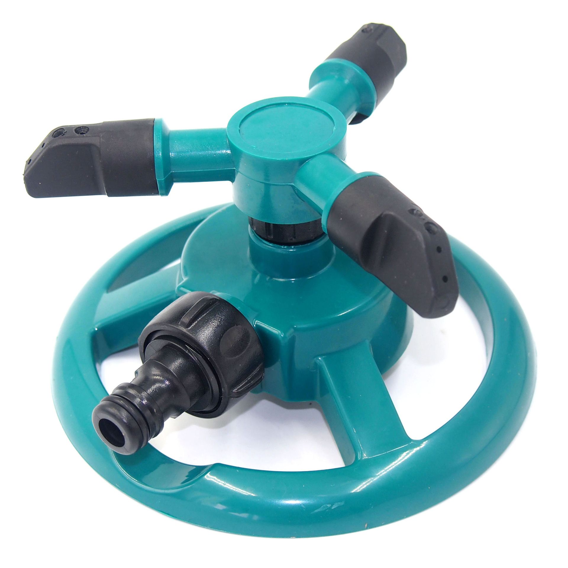 Plastic 360 Automatic Rotating Trident Garden Sprinkler Sprinkler — image 1