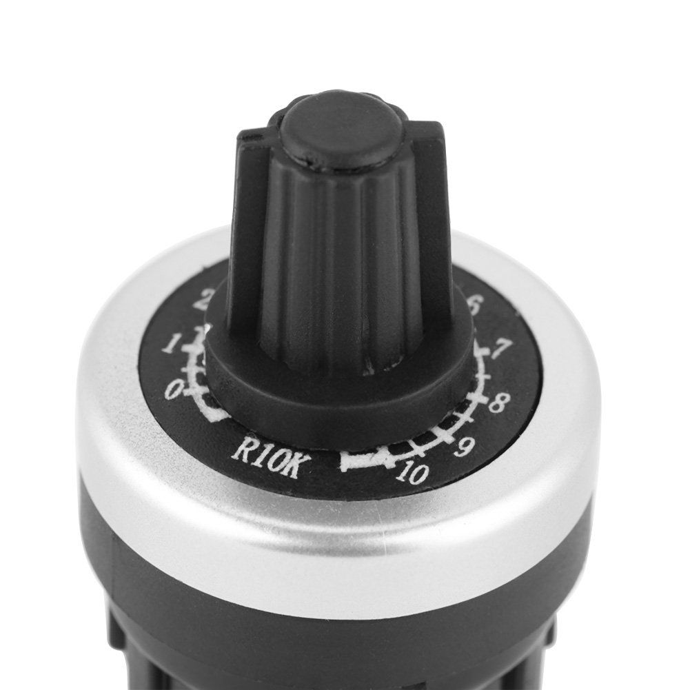 Panel Mount 10K Potentiometer for Variable Speed Drive Invert Resistance view 2