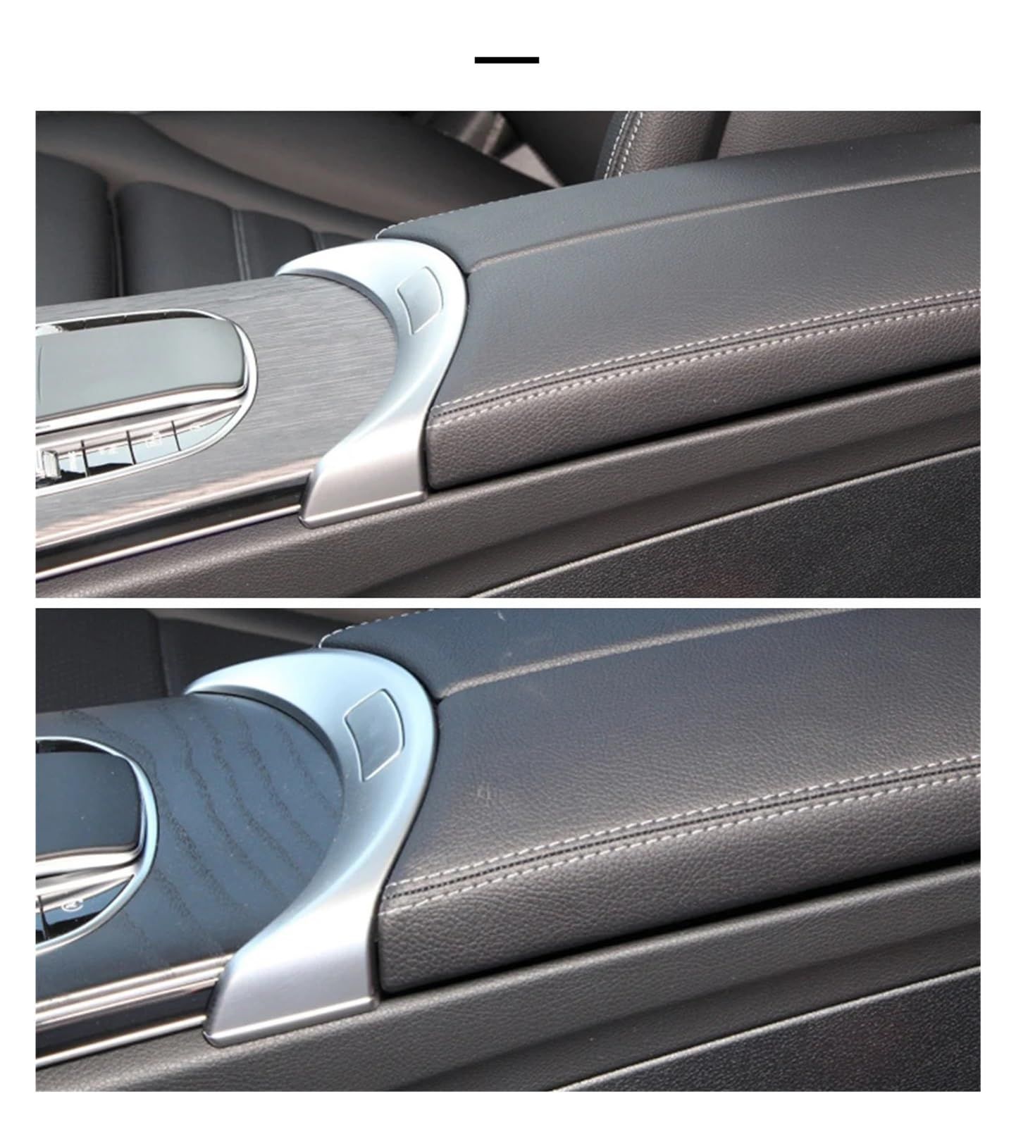 Center Console Armrest Release Button Front Storage Box Switch Cover Fit for view 5