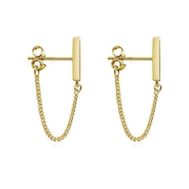 3 pcs Chain Earrings for Women Dangle Earrings For Women Gold Plated Earrings view 3