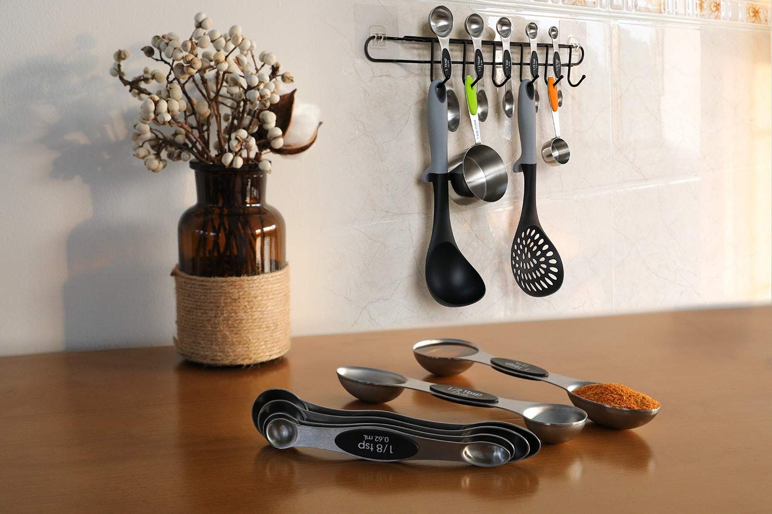 8 pcs Magnetic Measuring Spoons Set with Strong Magnets view 3