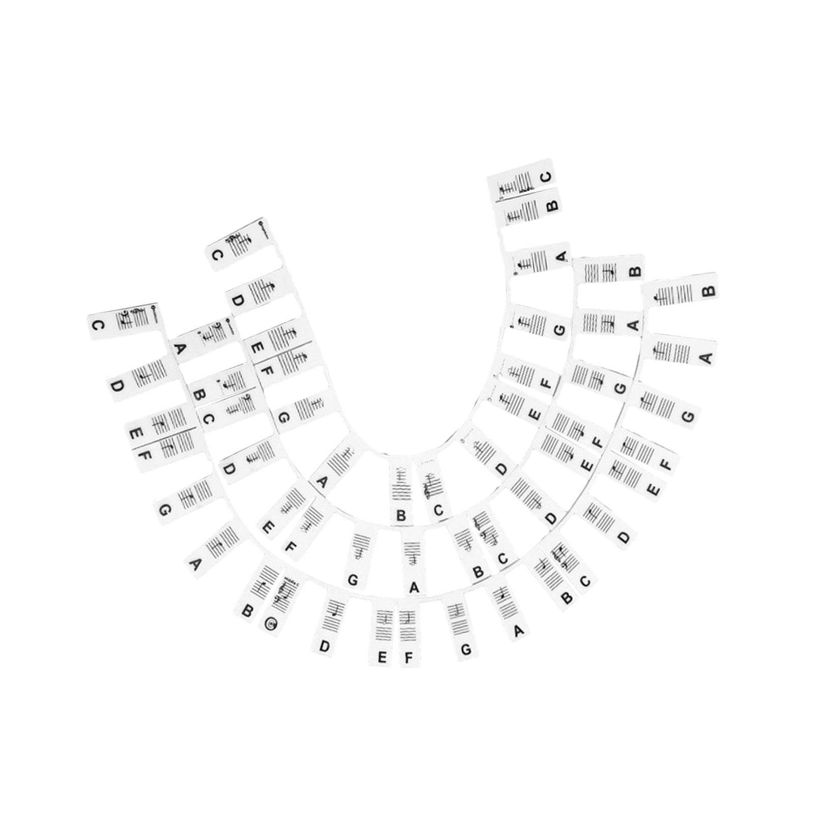 Piano Sticker Music Note Label — image 1