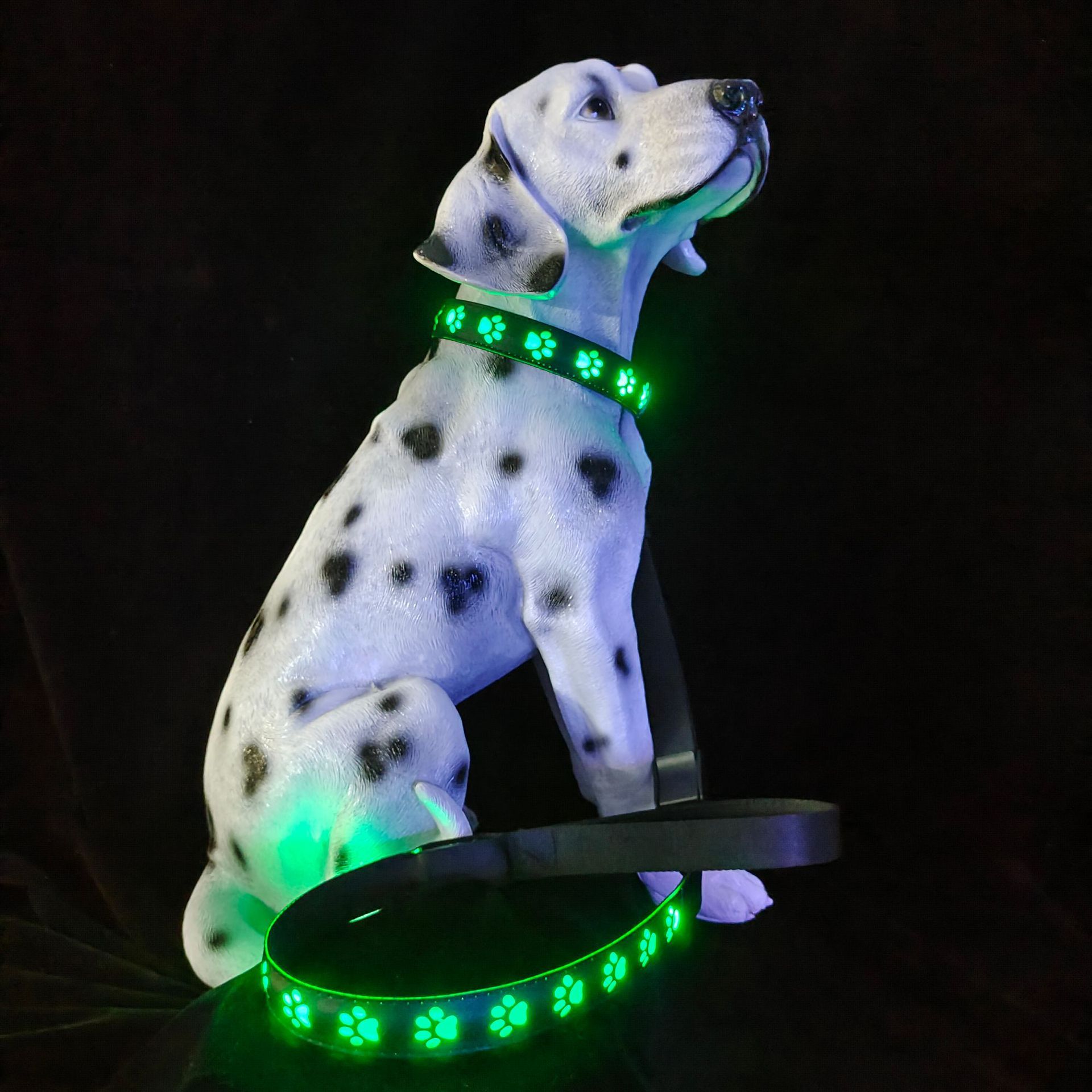 Newest LED Dog Collar, Rechargeable 7 Modes Light Up Collars, Waterproof Dog view 5