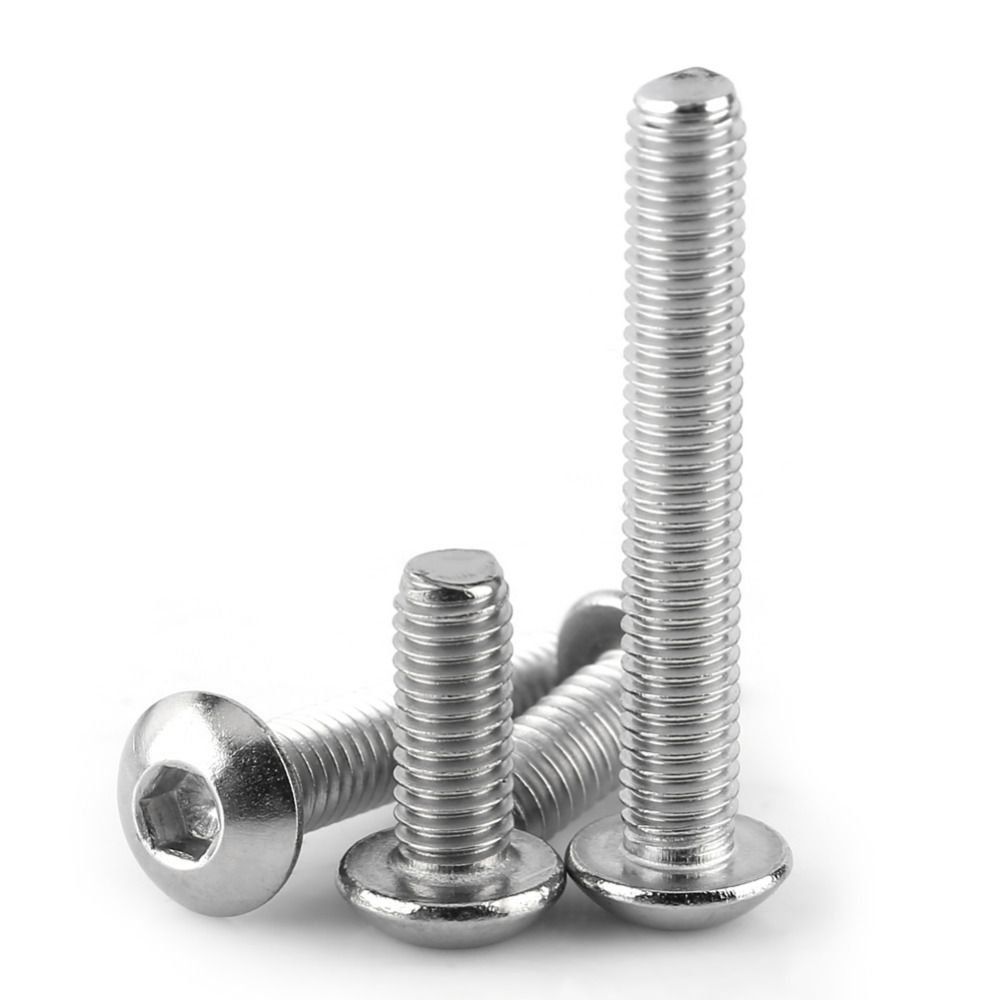 Screw and nut combination kit 340pcs 304 stainless steel pan head hexagonal view 5