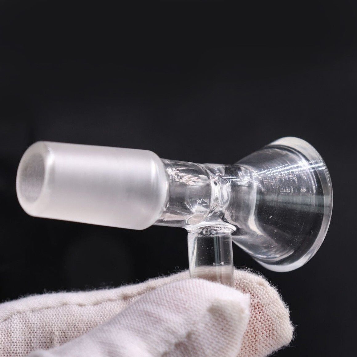 Glass Funnels Funnel with Removable Silicone Base Compact Portable view 2