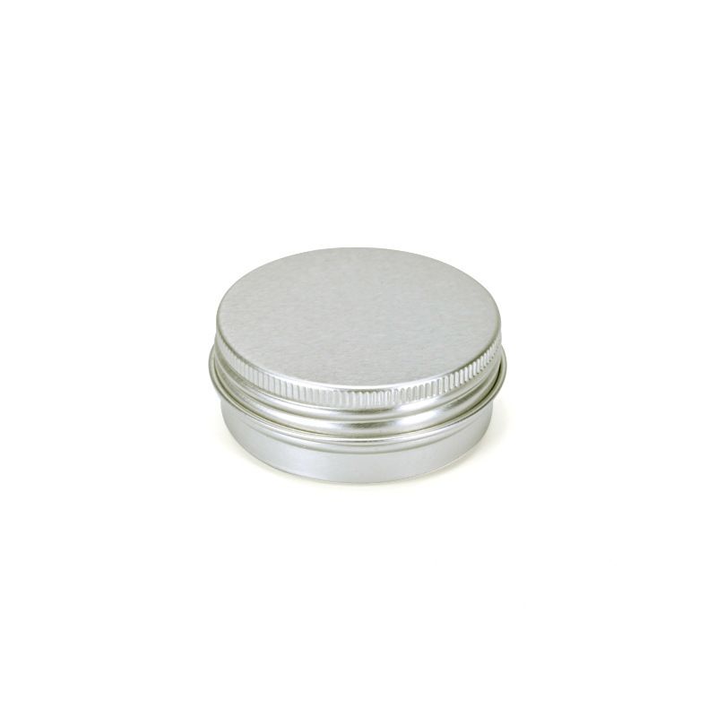 2 pieces of 15ml small ounce empty silver aluminum tin metal steel cans view 2