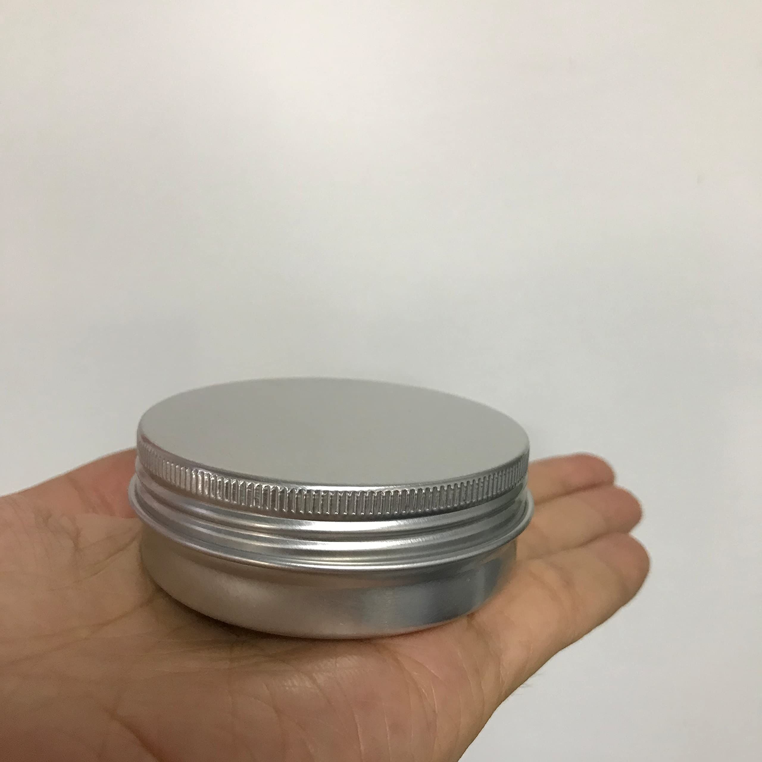 2 pieces of 15ml small ounce empty silver aluminum tin metal steel cans view 5