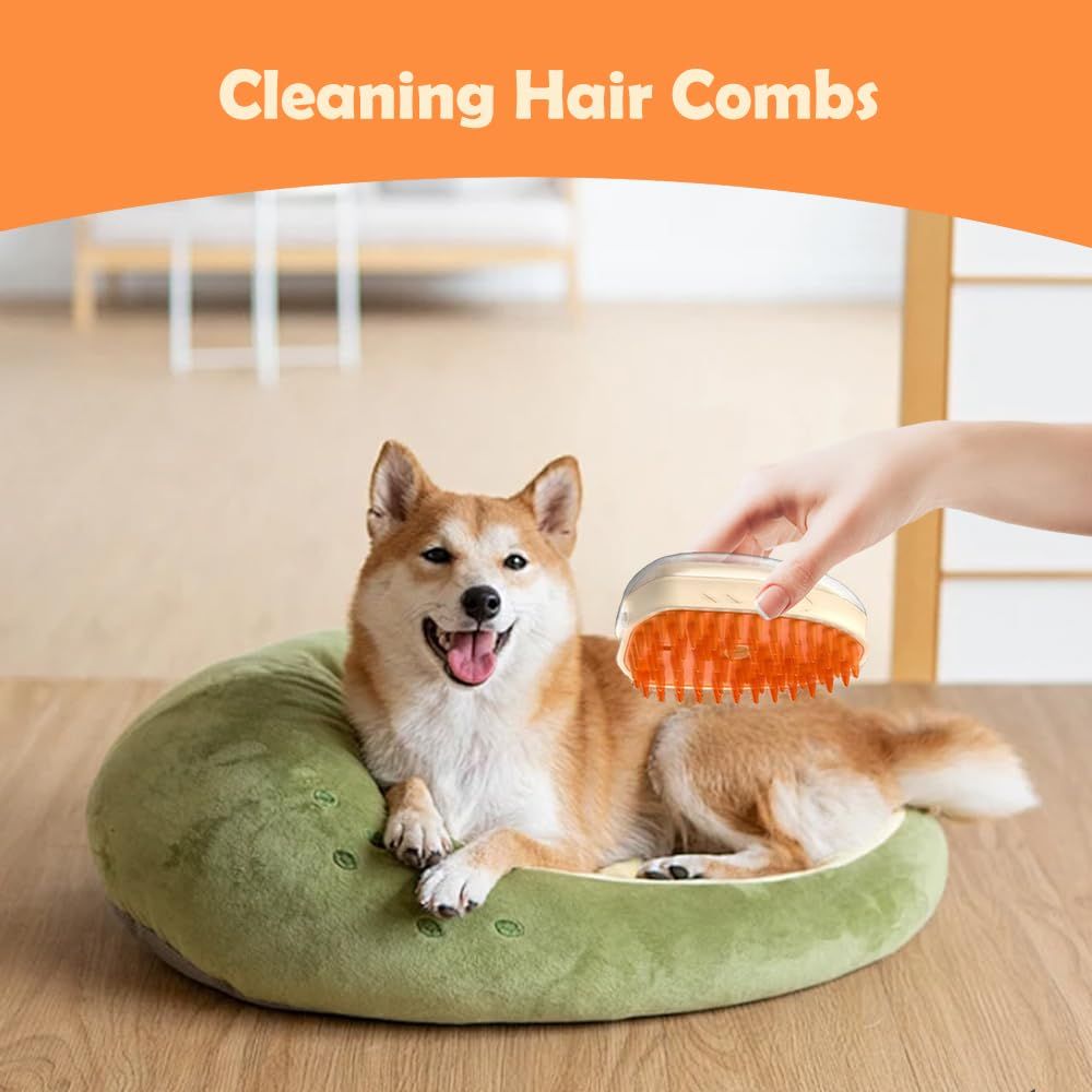Cat Beauty Steam Brush Pet Beauty Brush 3-in-1 Electric Cat Beauty Brush with view 4