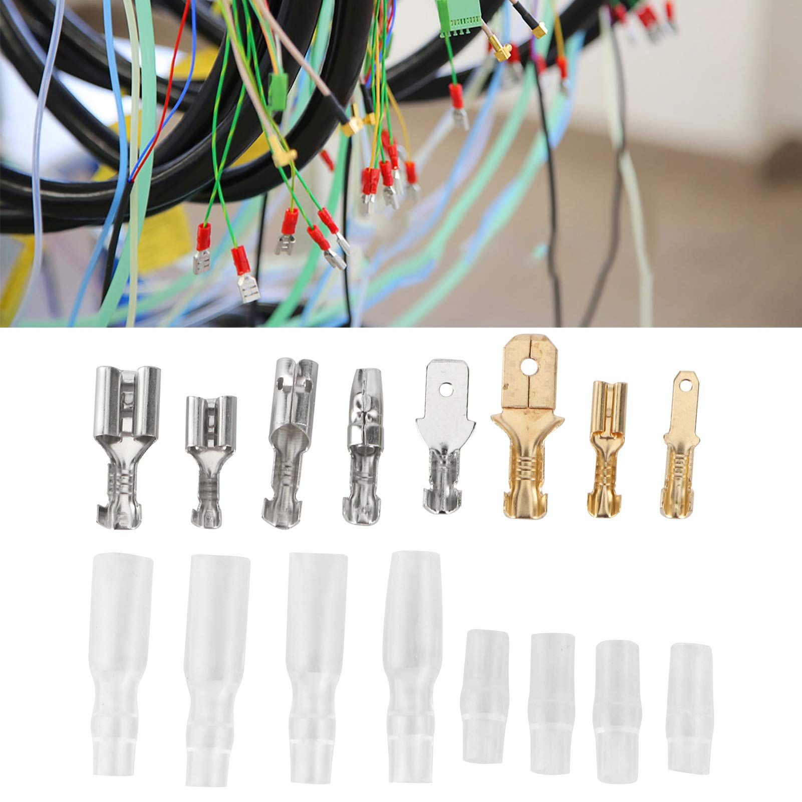 150Pcs Wire Crimp Terminals Connector Kit Male Female Wire Connector view 5