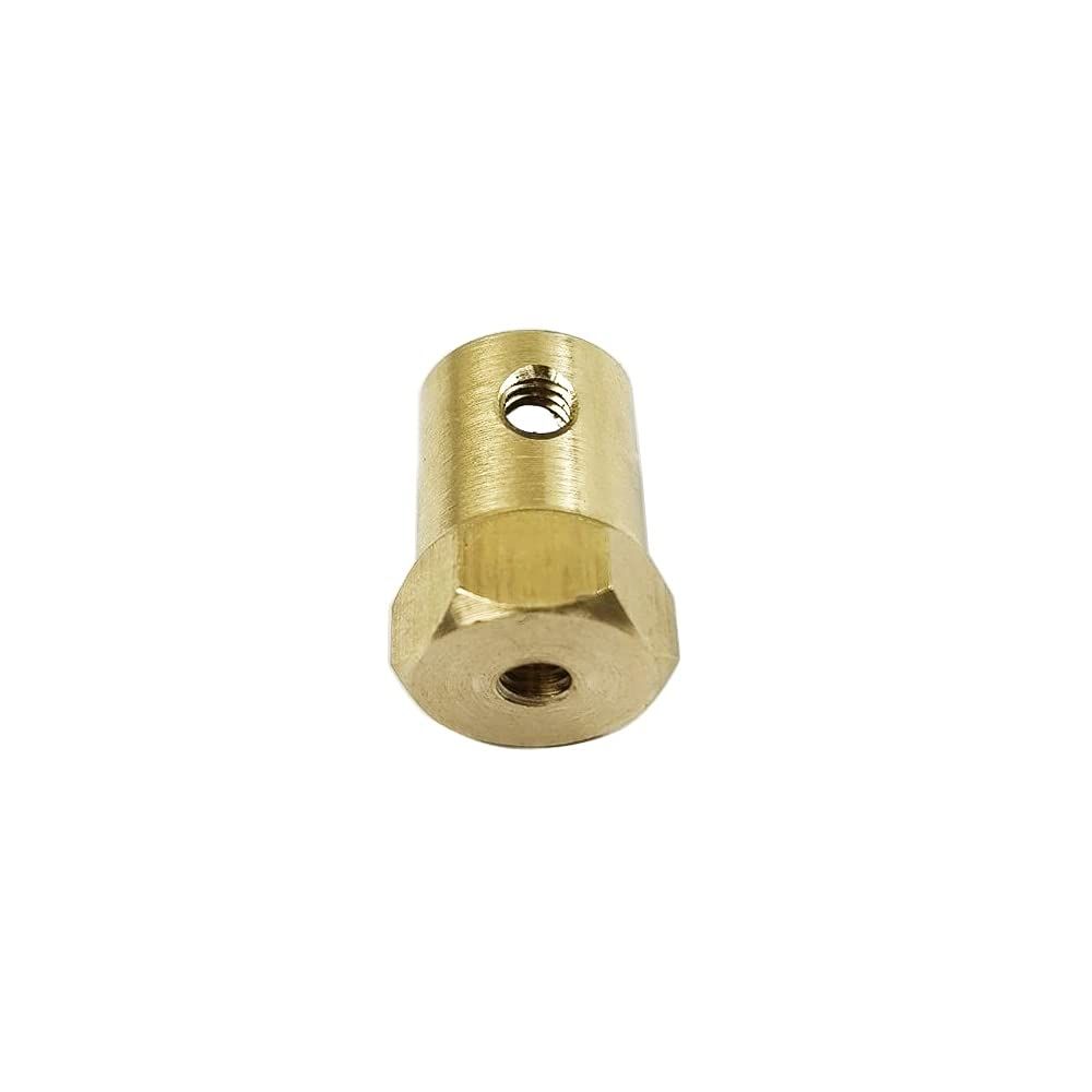 4pcs Brass combination wheel hub hexagonal adapter modified metal adapter 5mm view 4