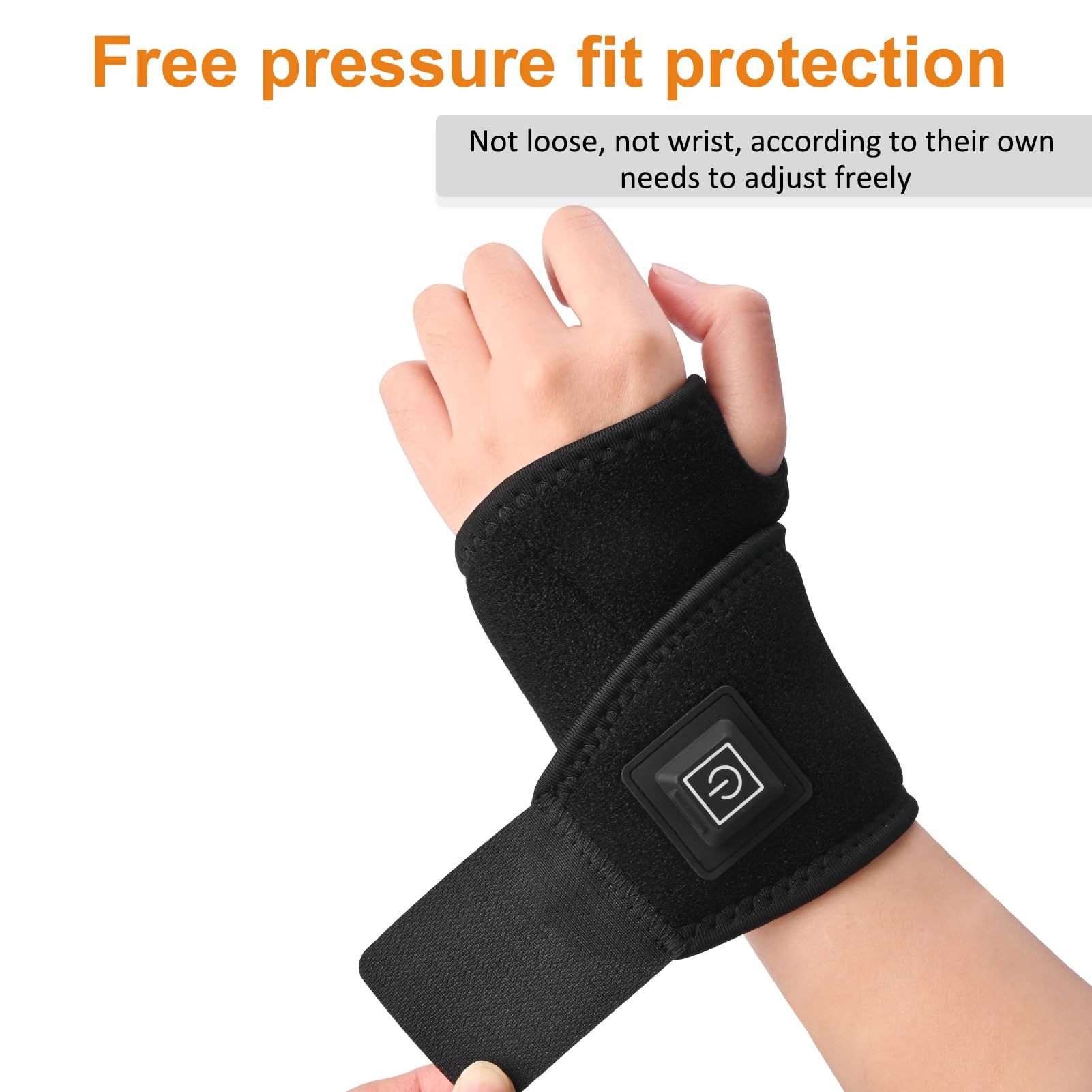 Heated Wrist Brace - Wrist Support to Relieve Pain view 4
