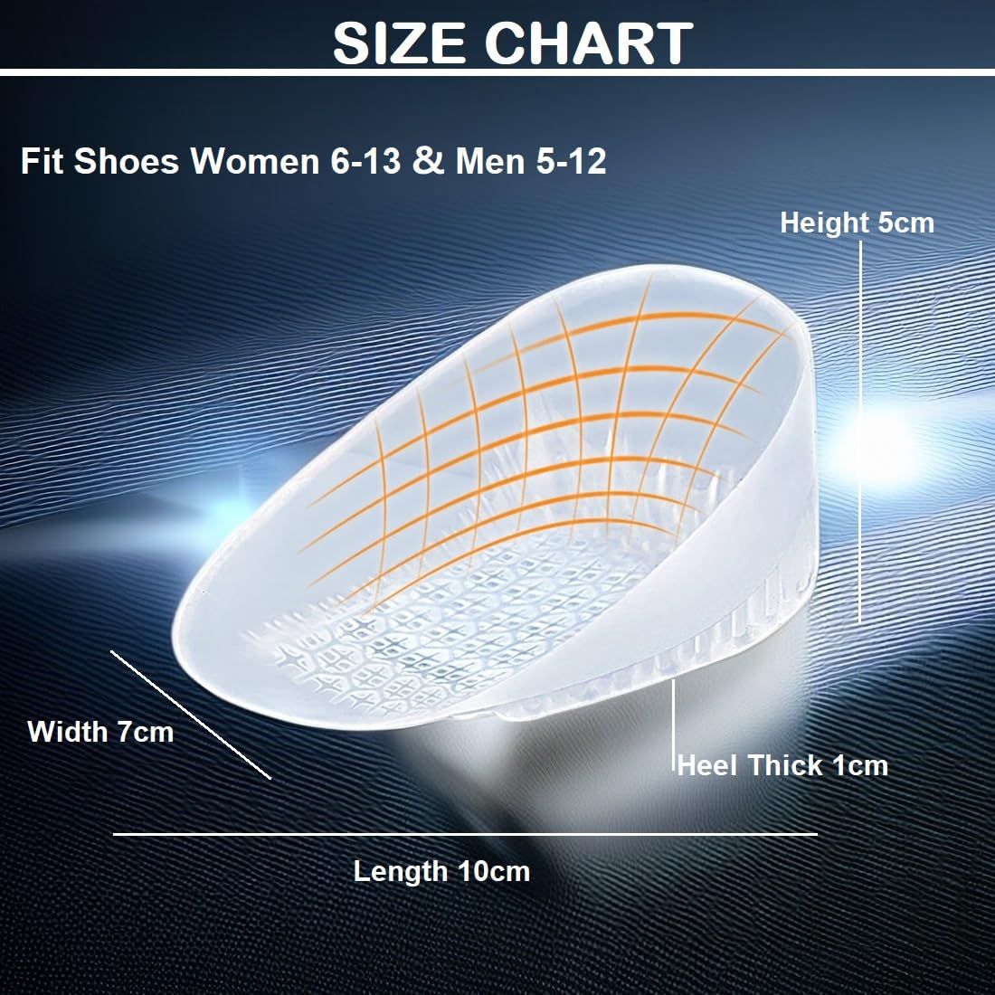 Heavy Duty Gel Heel Cups view 4