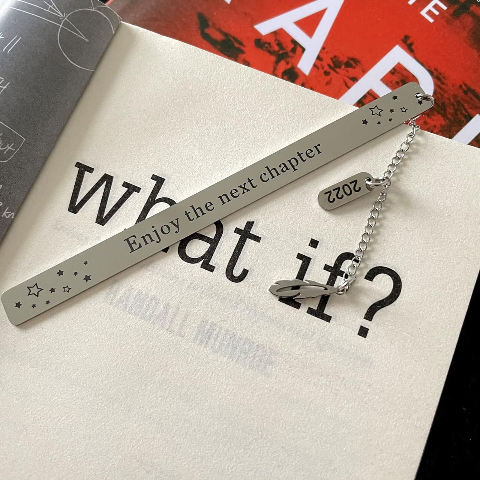 Enjoy The Next Chapter Bookmark for Book Lover Class of 2024 Graduation Gifts view 4