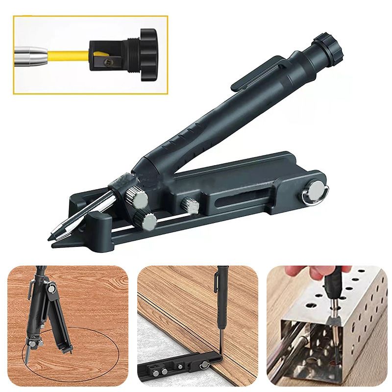 Versatile Scribing Tool, Scribing Tool with Deep Hole Carpenter Tracer Pencil