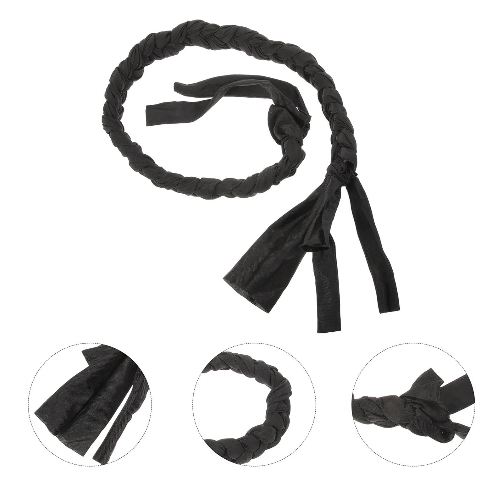 2 PCS Horse Tail Bag, Horse Ponytail Stretchy Tail Bag Braid-in Tail Bag view 3