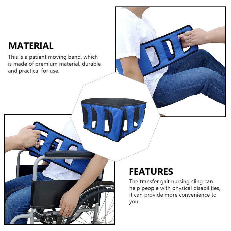 Bed Transfer Sling Positioning Bed Pad for Elderly Bedridden Patient view 4