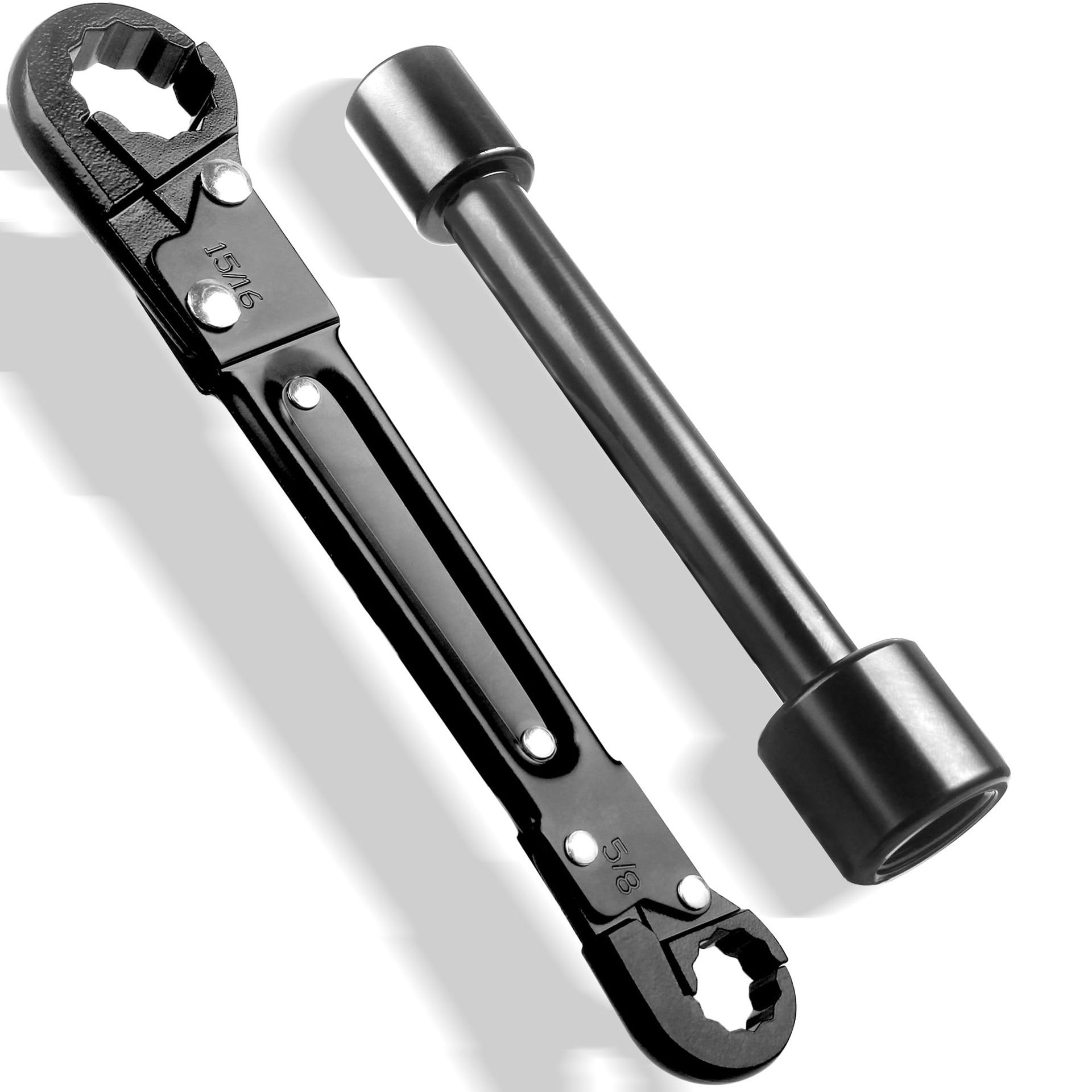 Plumbing Tools, Dual Wrench Kit,Angle Stop Wrench, Plumbing Wrench.