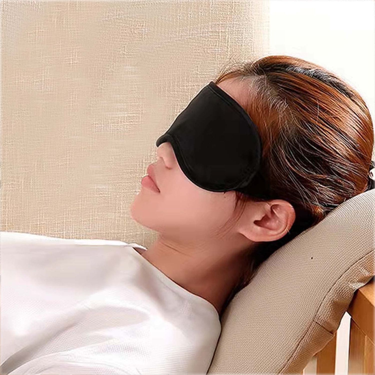 4pcs Comfortable Soft Sleep Eye Mask Shade Cover Lightweight Sleeping view 5