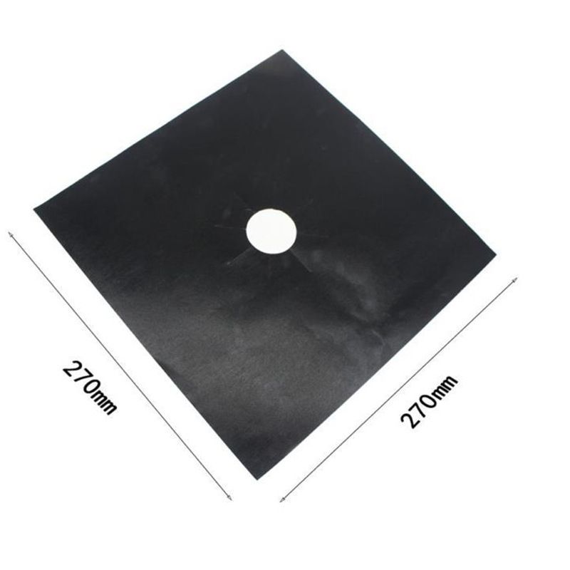 Stove Burner Covers - Gas Stove Protectors Black Double Thickness view 5