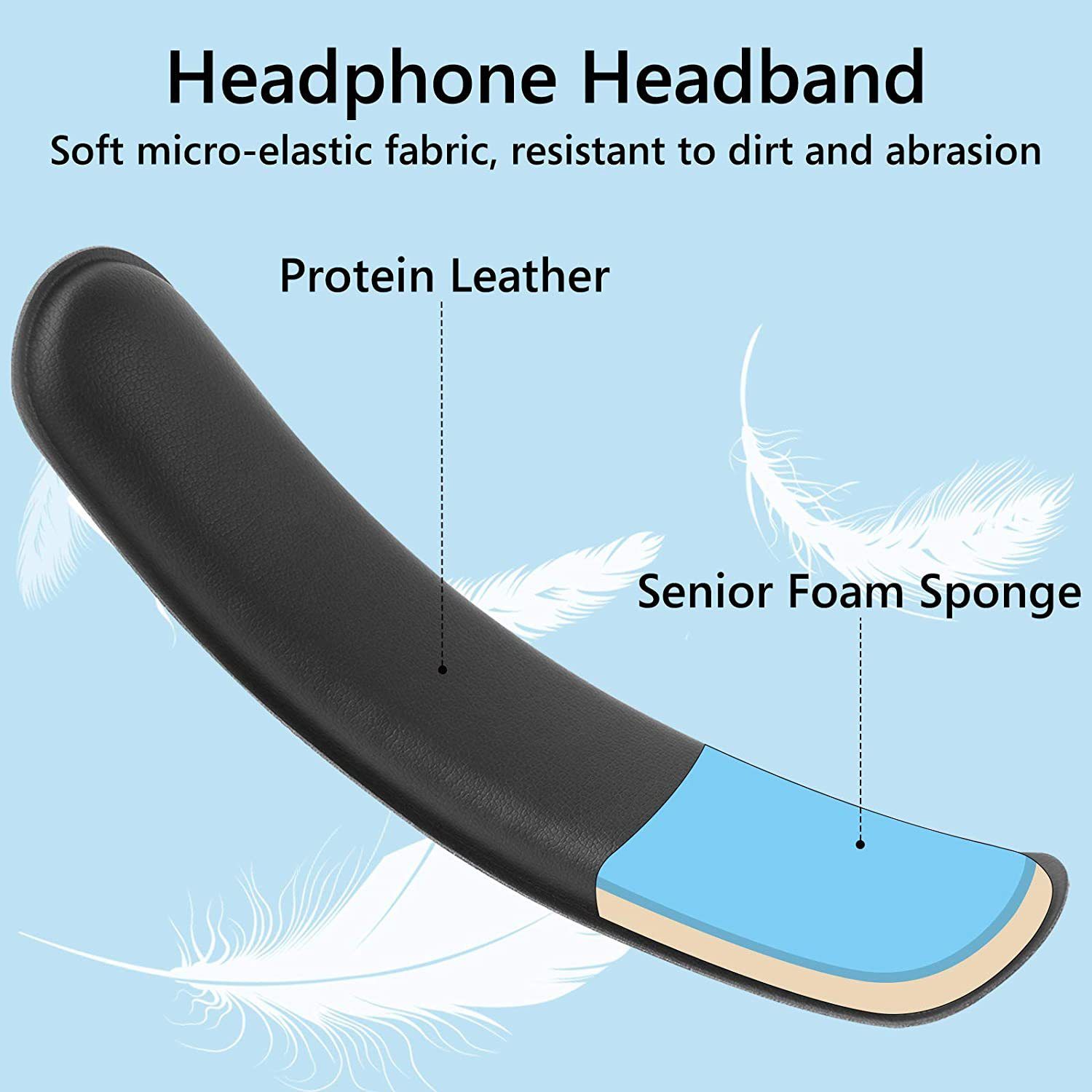 Leather Headband Pad Compatible with Headphones Replacement Band view 4