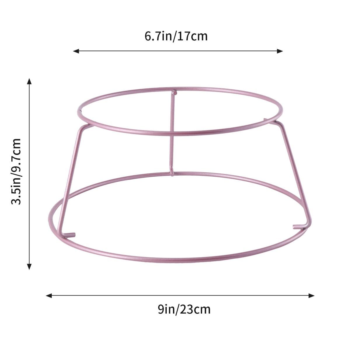 Chiffon Cake Cooling Rack - Non-Stick Rose Gold Metal Wire Rack for 4/6/8-Inch view 2